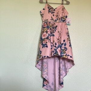 Floral Pink Kids Dress